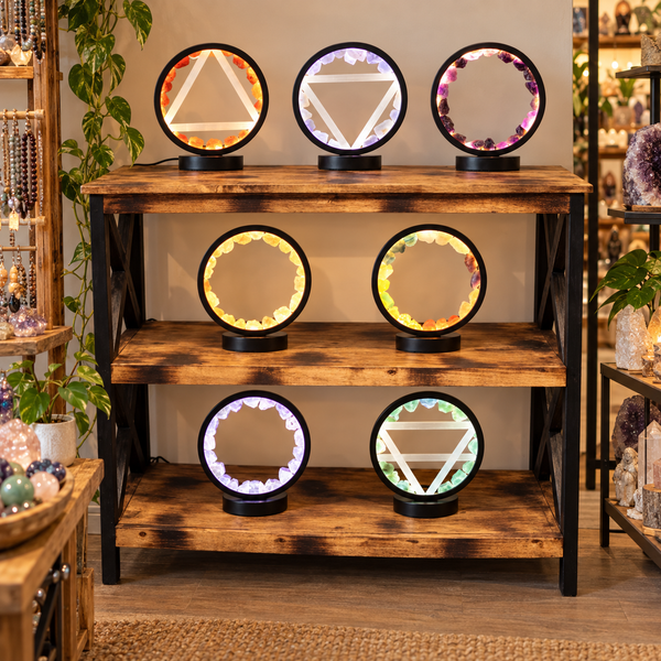 Edelsteen Halo Lampen – Complete Collectie Starterspakket