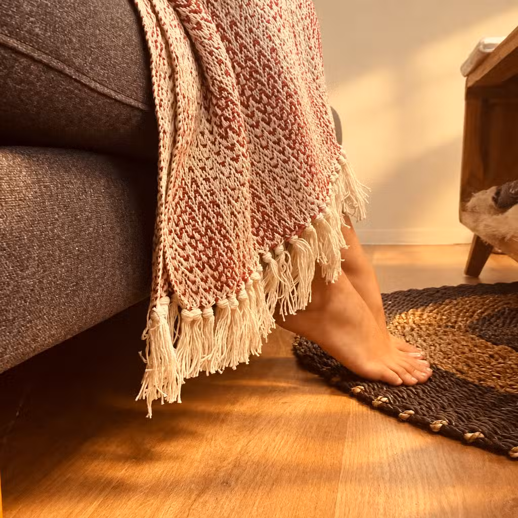 Knusse boho plaids van katoen