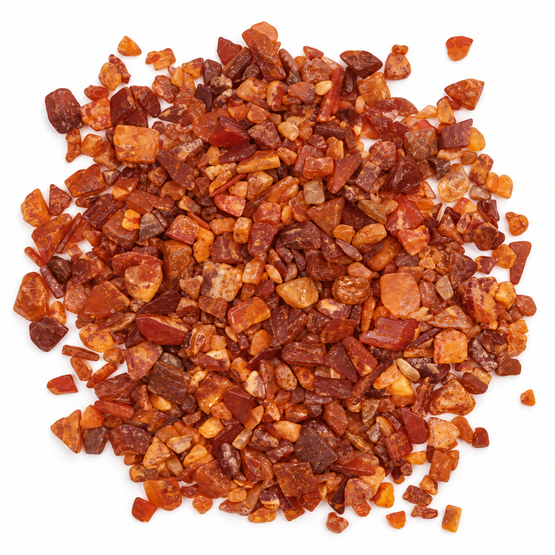 Kornalijn edelsteen chips bulk - 1KG