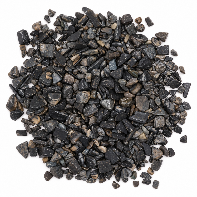 Zwarte Toermalijn Edelsteen Splinters Bulk - 1KG