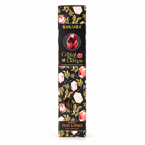 Banjara Kristal Edelstenen – Granaat Musk & Amber