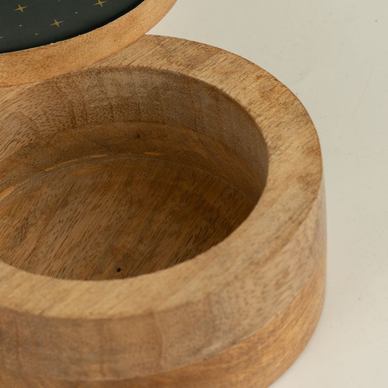 Rond Geëmailleerd Doosje - Stay Wild Moon Child