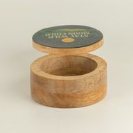 Rond Geëmailleerd Doosje - Stay Wild Moon Child