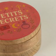 Rond Geëmailleerd Doosje - Petite Secrets