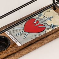 Grote Salie Smudge Stick Houder Gemaileerd - Drie van Zwaarden