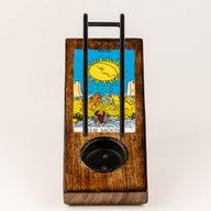 Grote Salie Smudge Stick Houder Geëmailleerd - De Maan