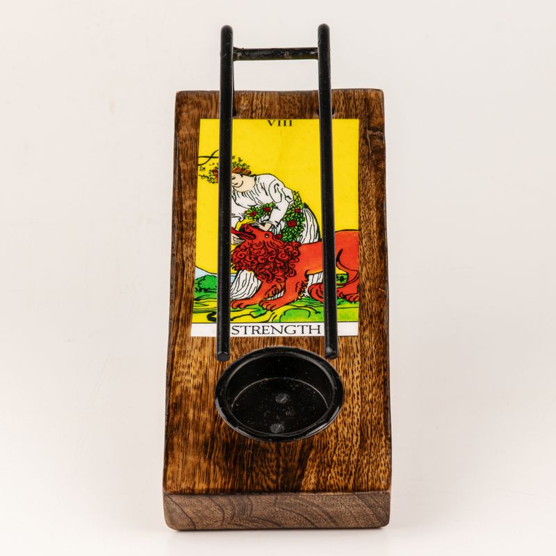 Grote Salie Smudge Stick Houder Geëmailleerd - Kracht