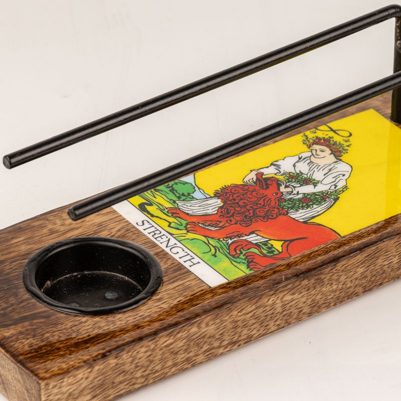 Grote Salie Smudge Stick Houder Geëmailleerd - Kracht