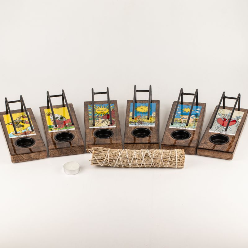 Grote Salie Smudge Stick Houder Geëmailleerd - Kracht