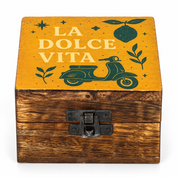 Kleine Geëmailleerde Doos – La Dolce Vita