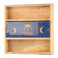 Blue Moon Phases Tarot-dienblad met kaarthouder