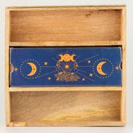 Blue Moon Phases Tarot-dienblad met kaarthouder