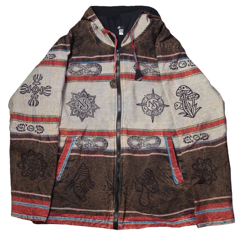 Nomad Sari Himalayan Soul Jas - Stone Mandala - Maat M