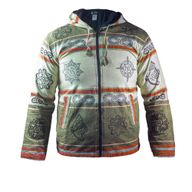 Medium - Nomad Sari Himalayan Soul Jas - Mantra Groen