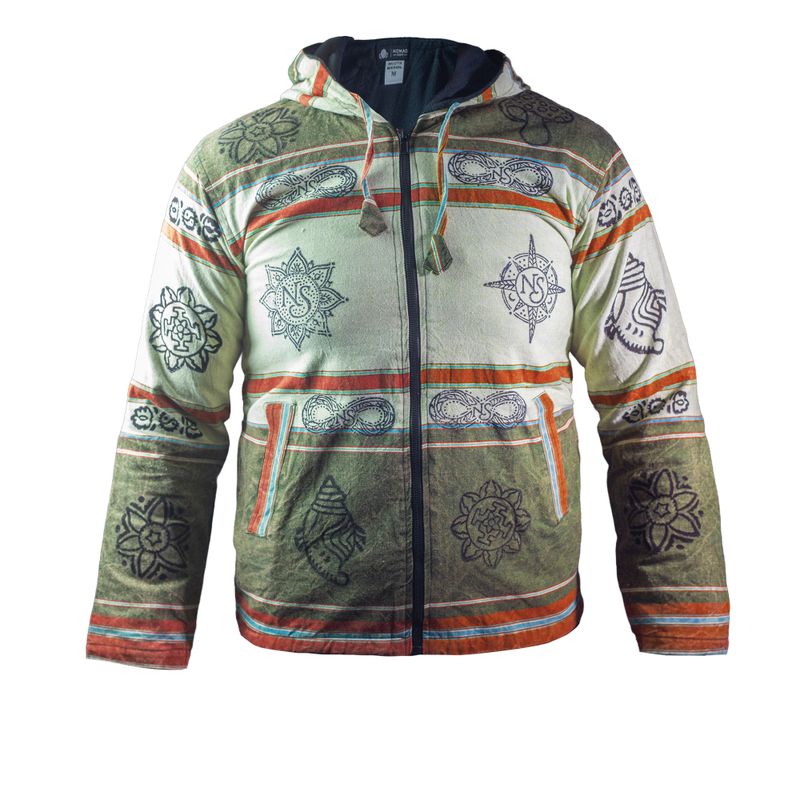 Medium - Nomad Sari Himalayan Soul Jas - Mantra Groen