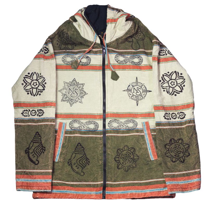 Medium - Nomad Sari Himalayan Soul Jas - Mantra Groen