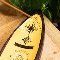 Emaille Wierookbrander - Mangohout - Hand & Zon (natuurlijk)