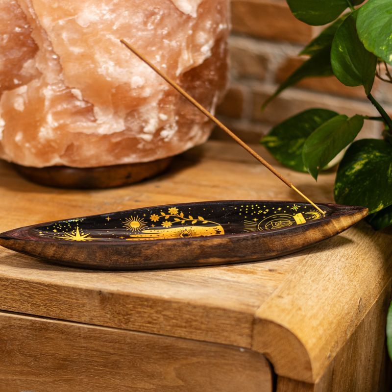 Emaille Wierookbrander - Mangohout - Hamsa