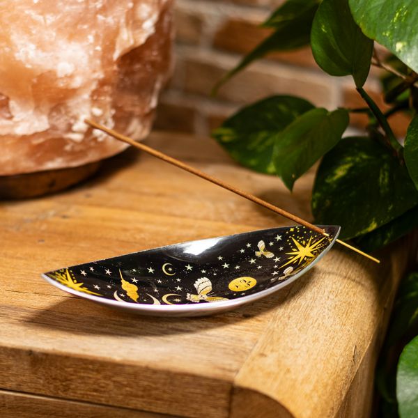 Enamel Wierookkom - Aluminium - Betoverde Nachtuil