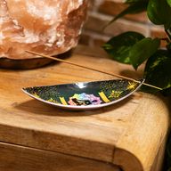 Geëmailleerde Wierookhouder - Aluminium - Lotus Boeddha Chakra