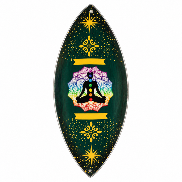 Enamel Wierookkom - Aluminium - Lotus Boeddha Chakra