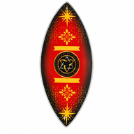 Emaille Wierookbrander - Aluminium - Pagan Triquetra