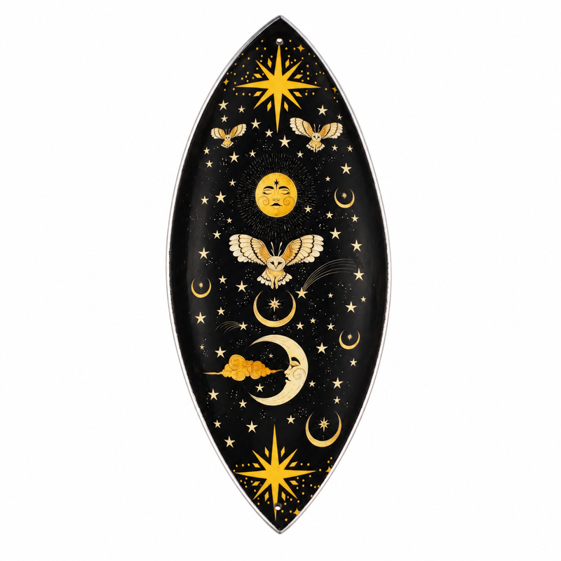 Emaille Wierookschaal - Aluminium - Enchanted Night Owl
