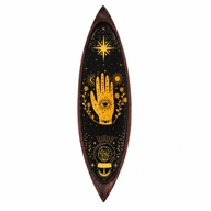 Emaille Wierookbrander - Mangohout - Hamsa