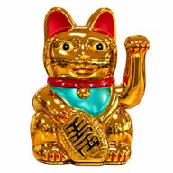 Zeer Gouden Gelukskat - 15cm