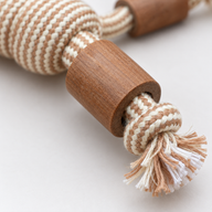 PAW Toys - Koffiehout Kauwspeelgoed - Rope Ranger - Bal
