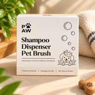 PAW Verzorgingsartikelen - Easy Wash Shampoo & Massage - Siliconen Borstelharen