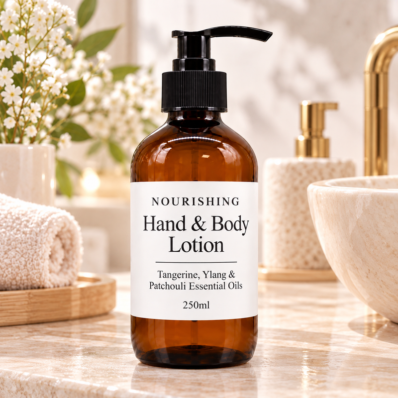 Mandarijn, Ylang & Patchouli Hand- & Bodylotion 250ml - Zonder Etiket