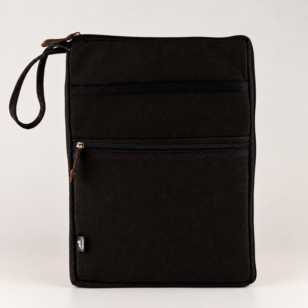 Stonewash Reishoes voor Laptop - Antraciet - 24x33cm