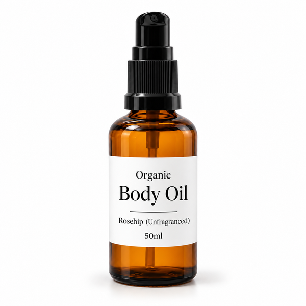 Organische Lichaamsolie 50ml - Rozenbottel (Ongeparfumeerd) - Zonder etiket