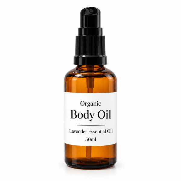 Organische Lichaamsolie 50ml - Lavendel - Zonder etiket