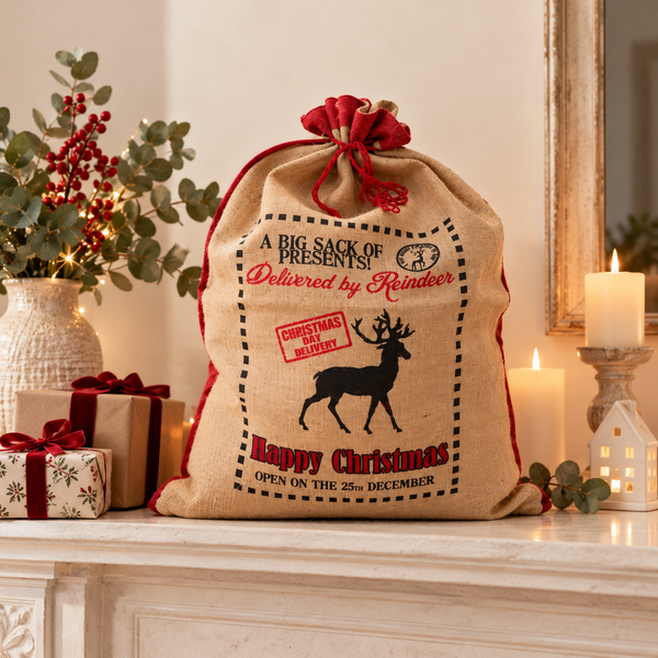 Jute Kerstmanzakken