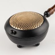 Grote IJzeren Wierookbrander - Gouden details