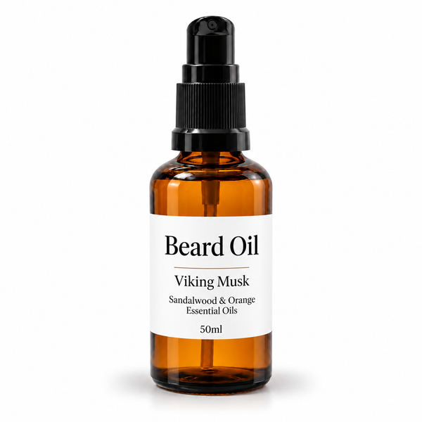 50ml Baardolie - Viking Musk - Ongeëtiketteerd