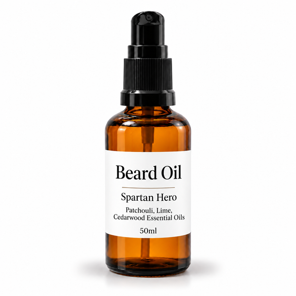 50ml Baardolie - Spartaanse Held - Ongeëtiketteerd