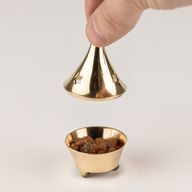 Messing Kegelbrander (assorti ontwerpen)