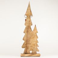 Lost in the Forest - Groot - Twee Geëmailleerde Bomen - (45x15x2.5cm)