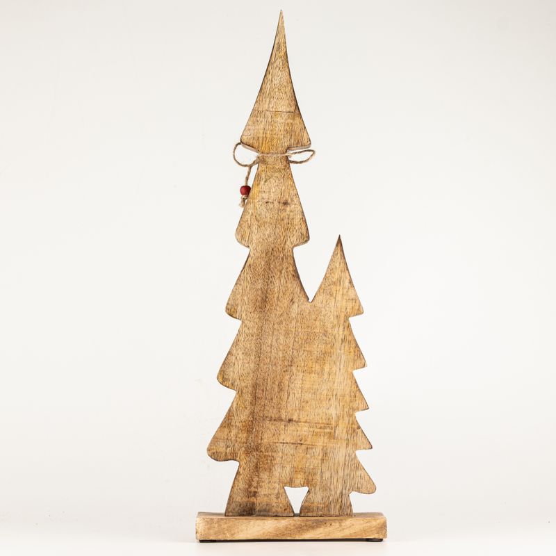 Lost in the Forest - Groot - Twee Geëmailleerde Bomen - (45x15x2.5cm)
