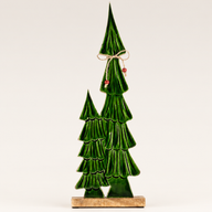 Lost in the Forest - Groot - Twee Geëmailleerde Bomen - (45x15x2.5cm)