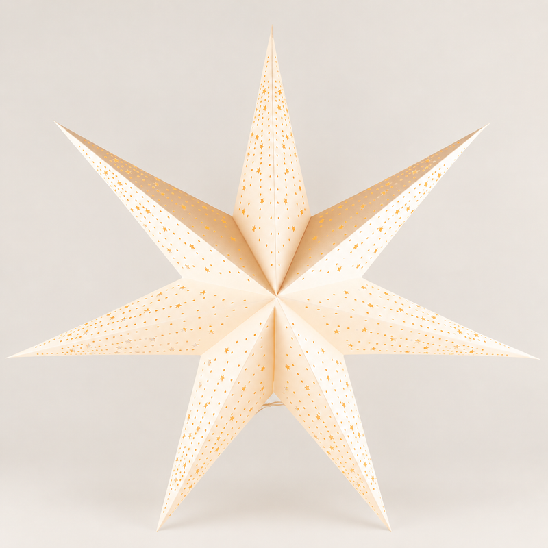 Sterlamp - Calm Cream - Zevenpuntig - 60 cm
