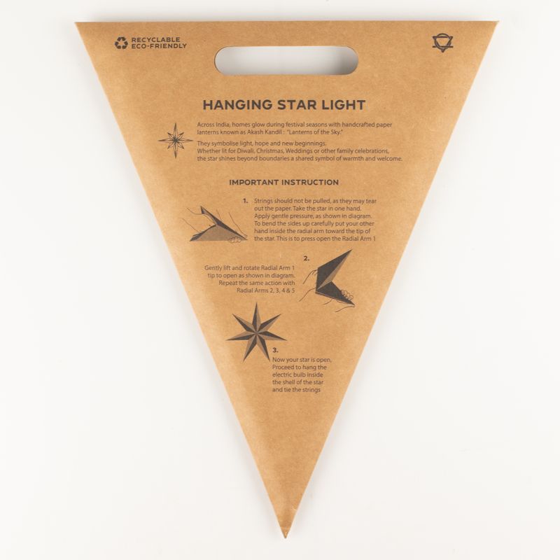Sterlamp - Calm Cream - Zevenpuntig - 60 cm