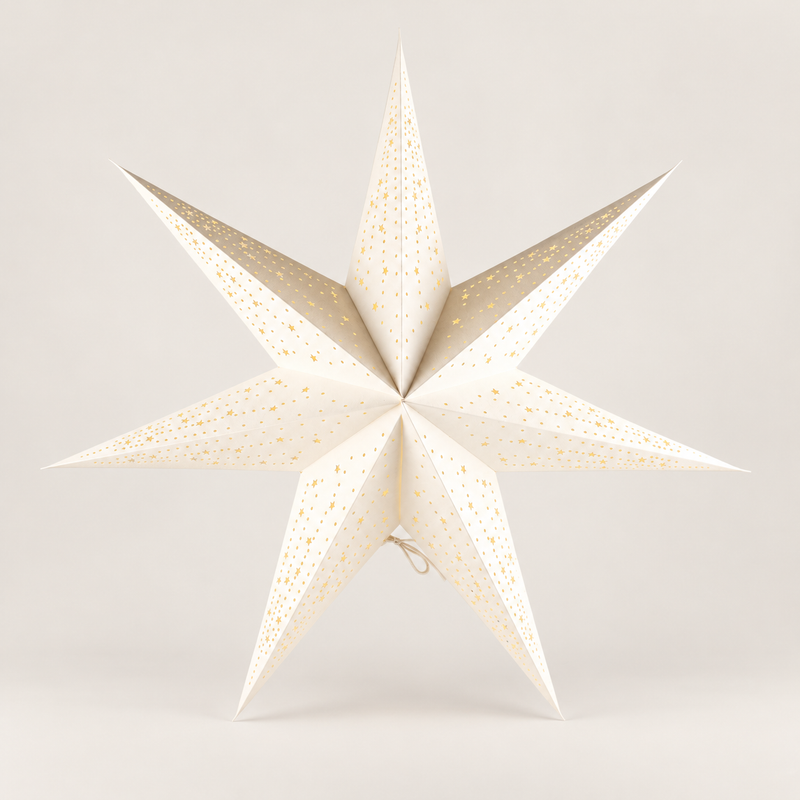 Sterlamp - Klassiek Wit - Zevenpuntig - 60 cm