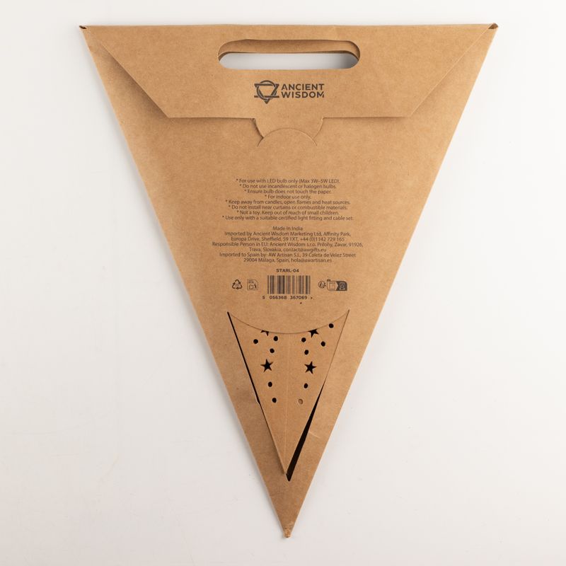 Sterlamp - Natuurlijk Bruin - Zevenpuntig - 60 cm