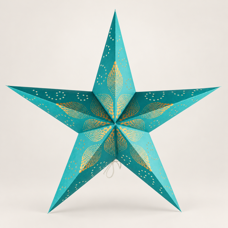 Sterlamp - Green Festival - Vijfpuntig - 60 cm