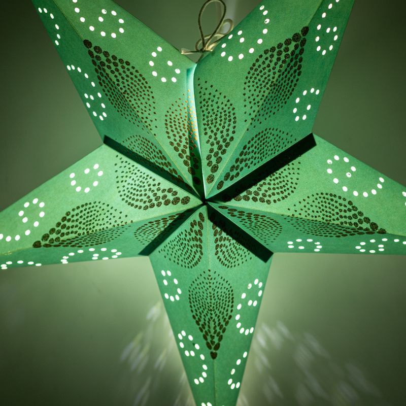 Sterlamp - Green Festival - Vijfpuntig - 60 cm