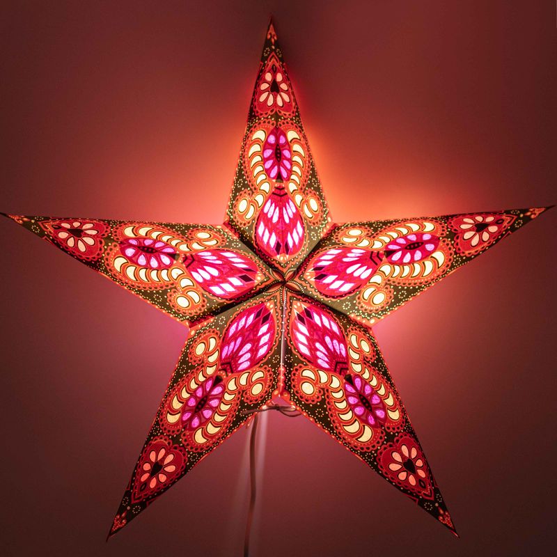Sterlamp - Fire Festival Vijfpuntig - 60 cm